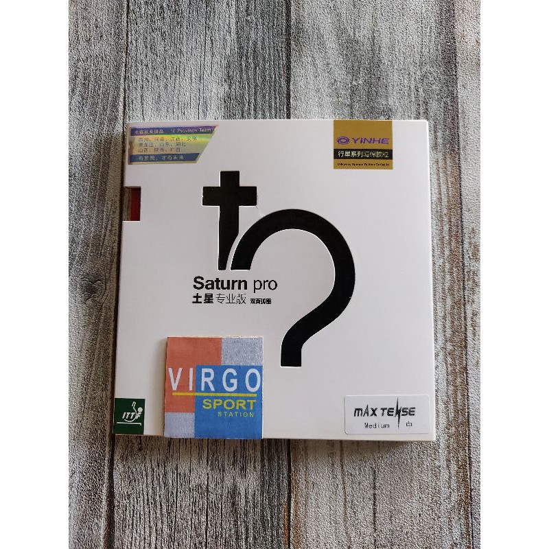 Yinhe Saturn Pro - karet rubber bet pingpong 100%Original