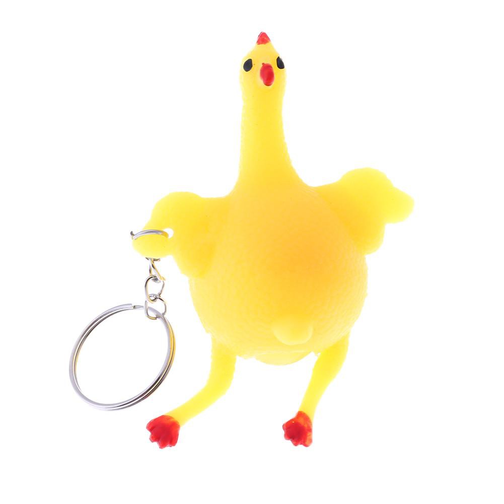 Mainan Gantungan Kunci Bentuk Ayam Bertelur Untuk Melepas Stress