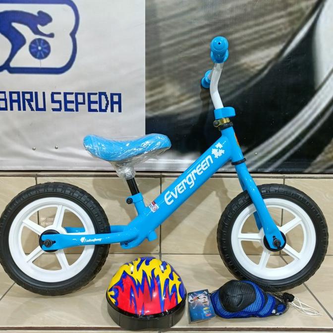 Sepeda Anak Push Bike Balance Bike Evergreen Sepeda Keseimbangan Original