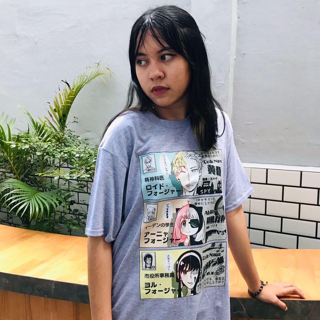 Tshirt Anya Loid Yor Identity Anime Manga SPY x Family Premium Unisex