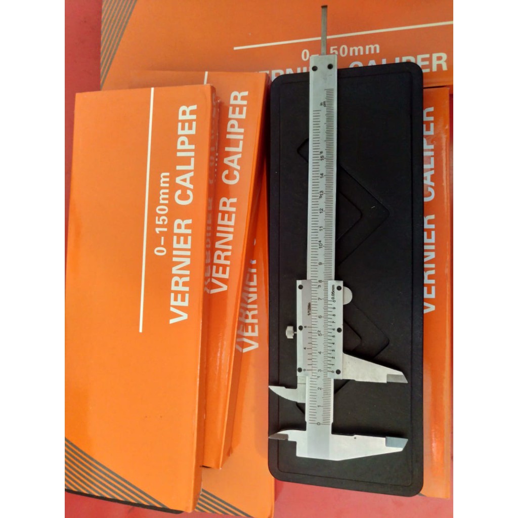 Sigmat Caliper Jangka Sorong Stainless 150 mm Alat Pengukur Dimensi - JSA
