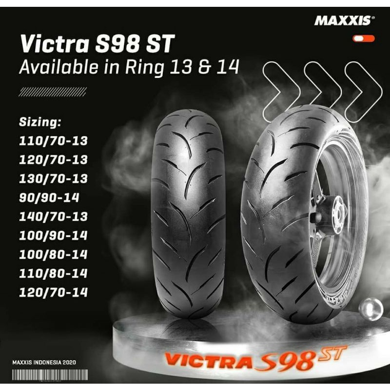 ban motor ADV sepasang MAXXIS VICTRA 120/70-14 & 140/70-13 TUBELESS
