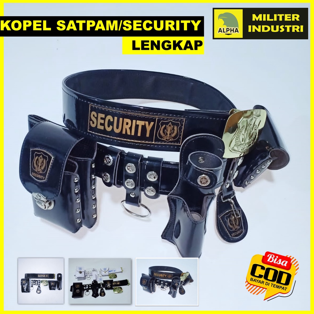 Sabuk Kopel Security Satpam Lengkap Fullset - KS01