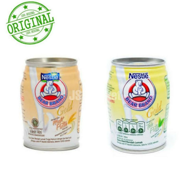 

BEAR BRAND GOLD/MALT PUTIH 140ML