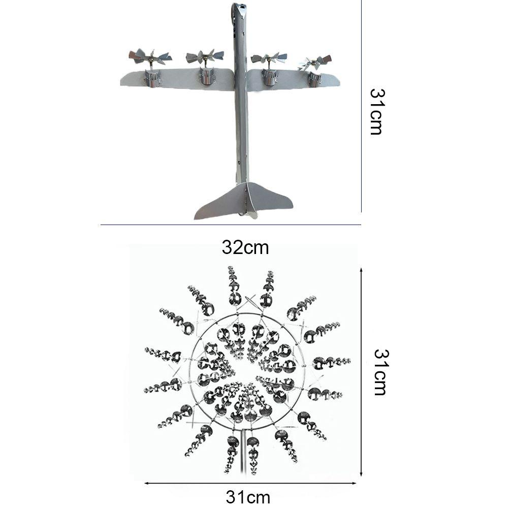 【 ELEGANT 】 Kincir Angin Angin Rumput Unik Kuat Untuk Dekorasi Outdoor Penangkap Angin