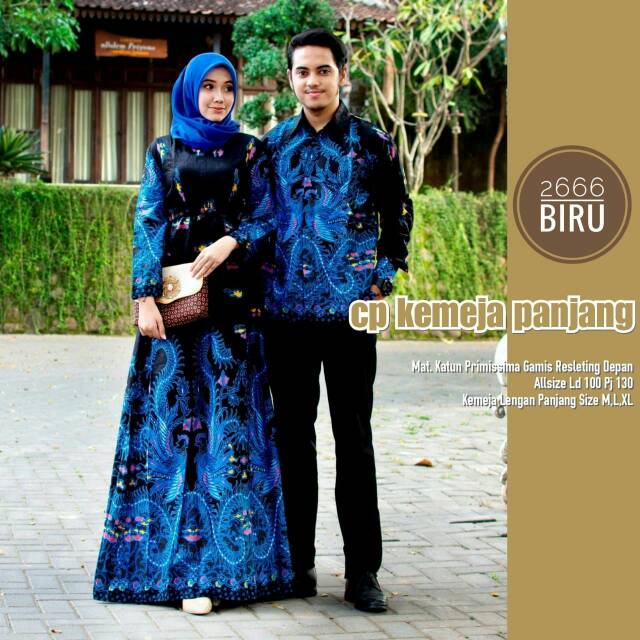 BAJU COUPLE BATIK/COUPLE BAJU/BAJU PASANGAN BATIK COWO CEWE