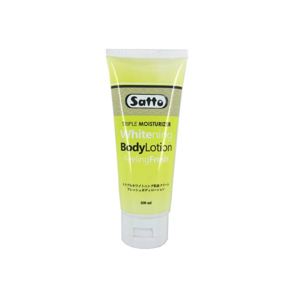 SATTO Triple Moisturizer Whitening Body Lotion Feeling Fresh 200ml