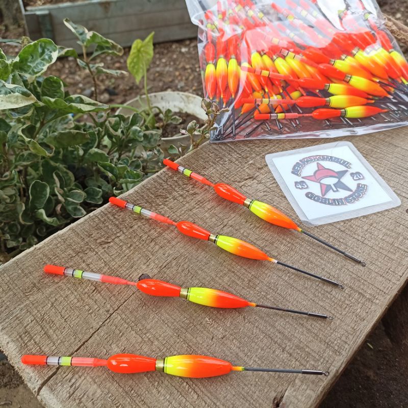 Pelampung pancing anti badai super airbrush red