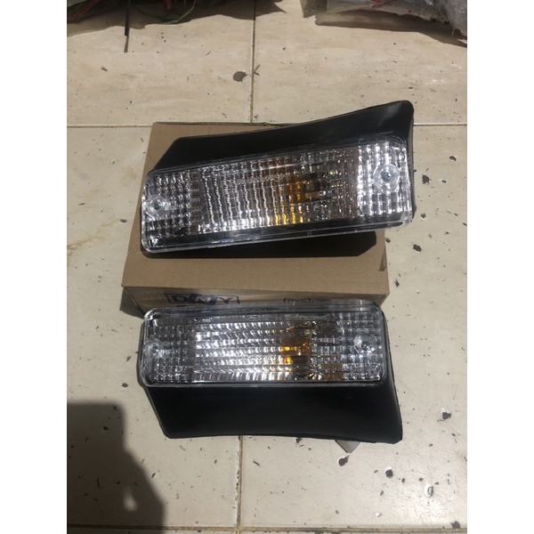 lampu bumper kijang grand kristal set dny