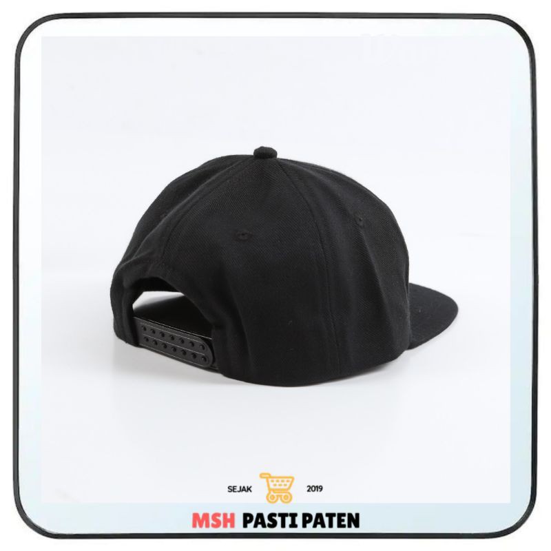 Topi snapbag polos premium unisex