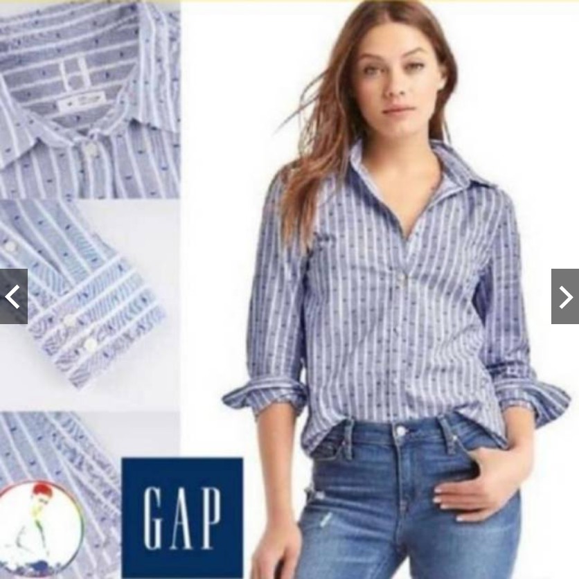Kemeja Wanita GAP Formal Shirt Wanita Branded original
