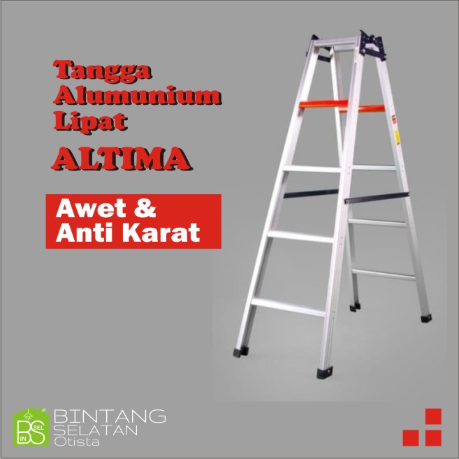 TANGGA ALUMUNIUM LIPAT FORTUNA ALTIMA DP09 (2.98m)