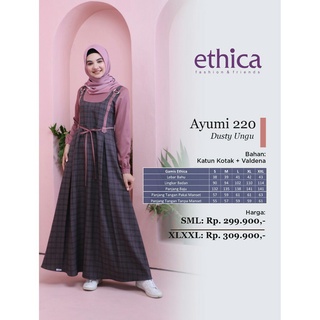 Jual Gamis Ethica Ayumi 220 Rose Taupe Gms Best Seller Dress Remaja