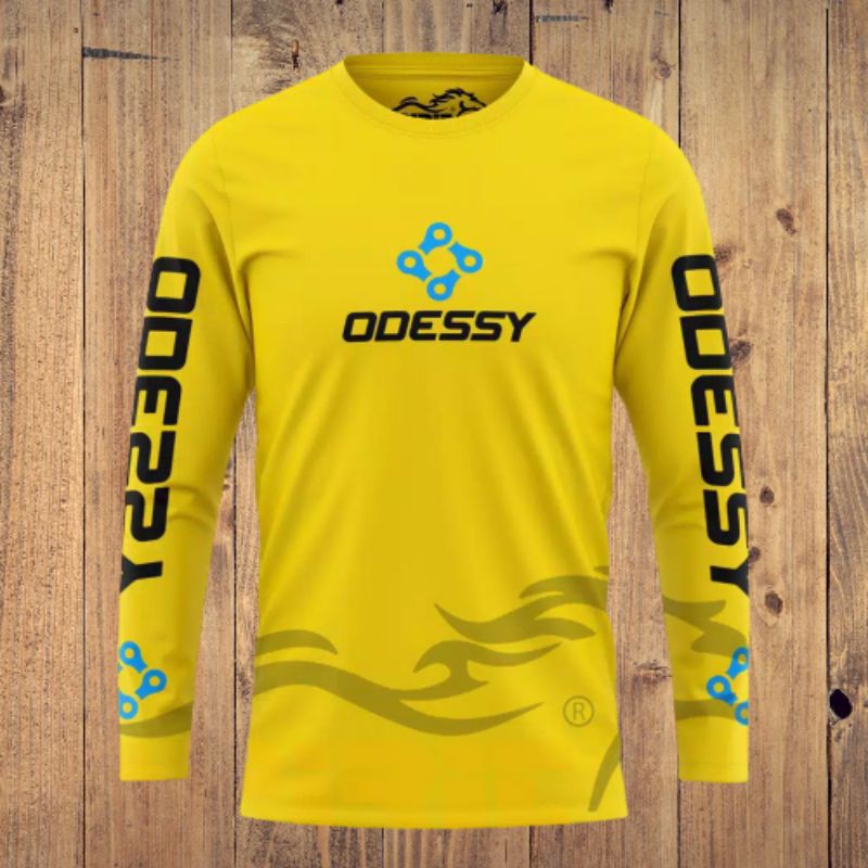 kaos sepeda odessy lengan panjang pria/wanita