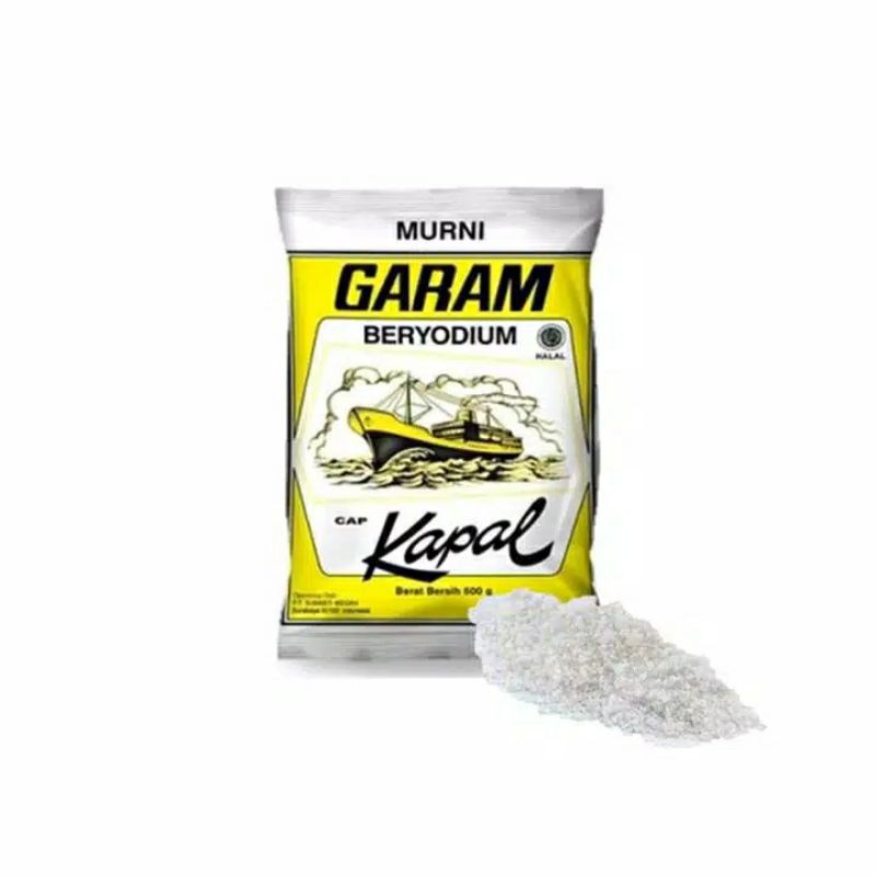 

Garam Kapal Beryodium 500 Gram