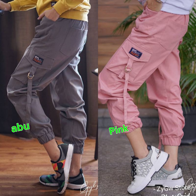 celana jogger ori GYL authentic/celana cargo/celana sporty