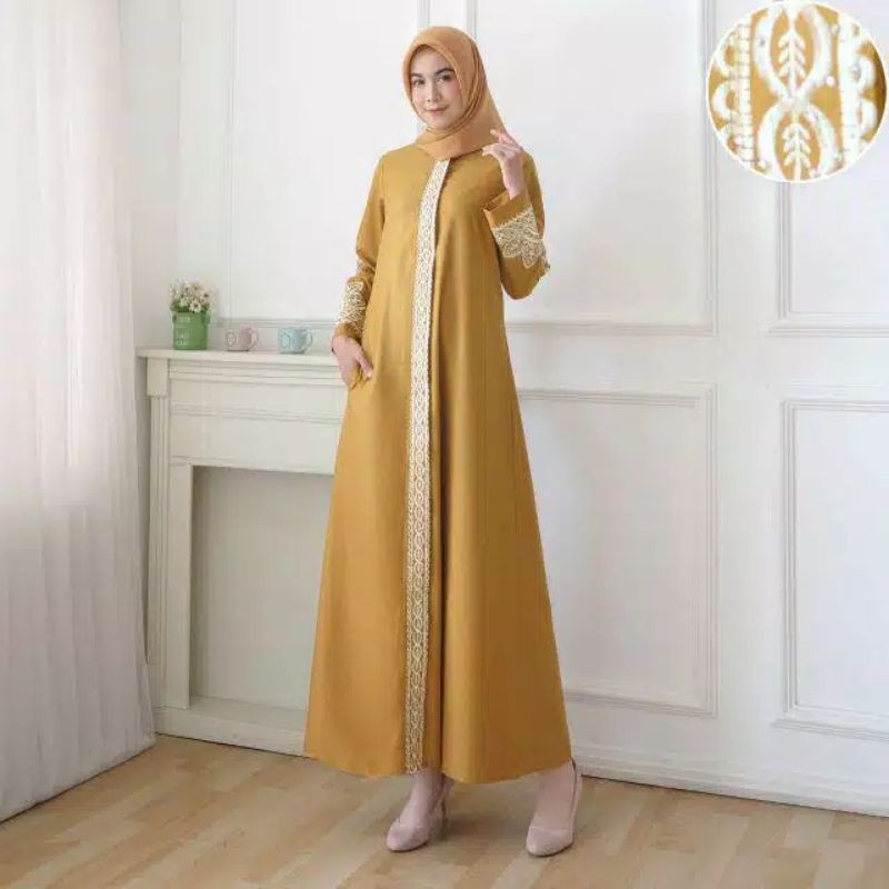 A.Line-Dress Gamis Premium Madina Lyta