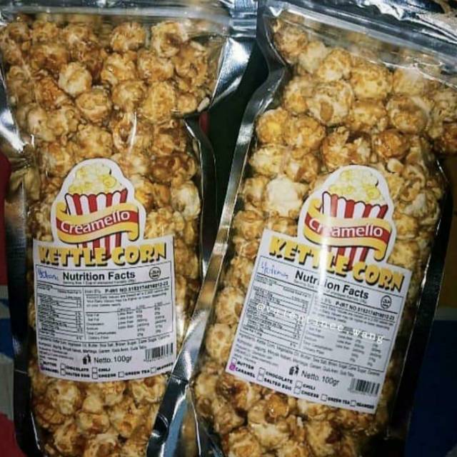 

Kettle corn rasa caramel