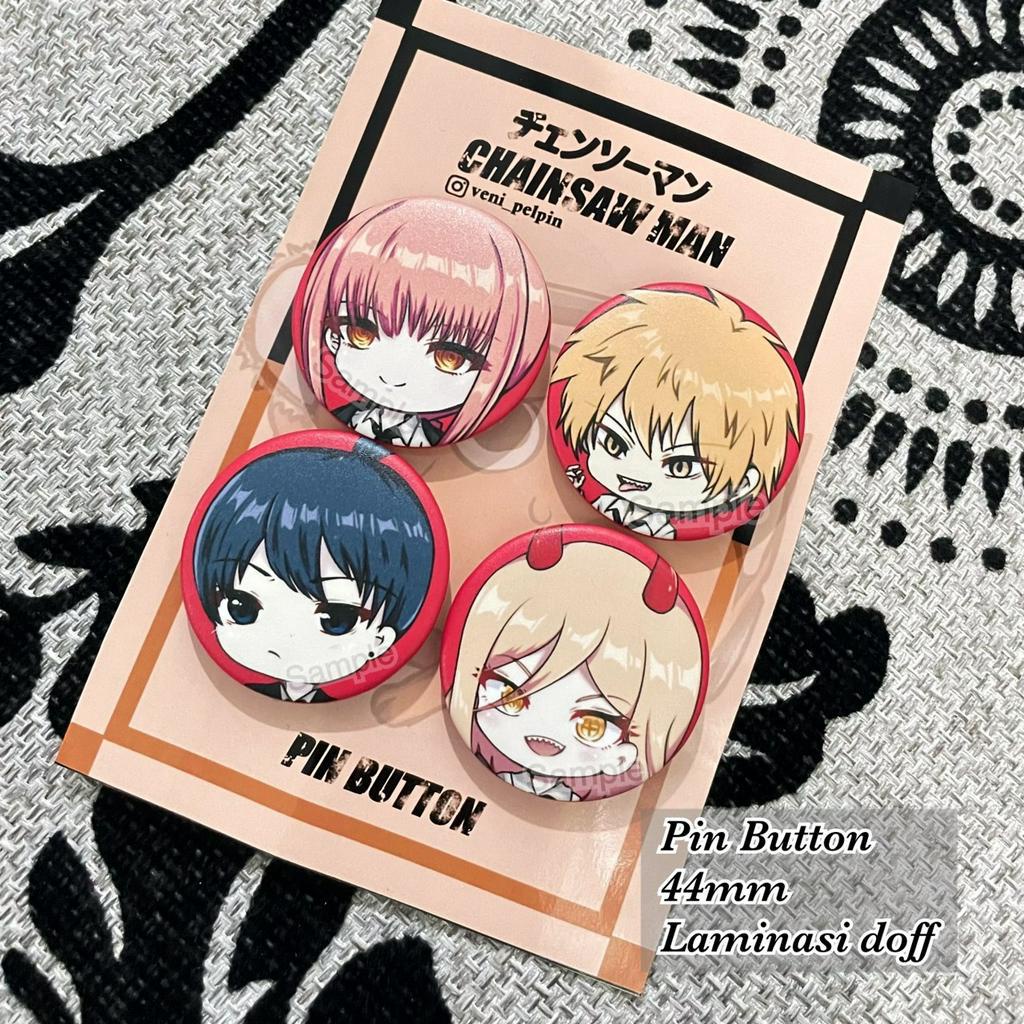 pin anime bross anime chainsaw man chaisawman aki makima power denji set isi 4 doff