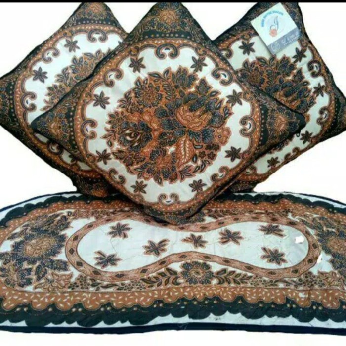 Sarung Bantal Sofa - Set Sarung Bantal Kursi Bunga