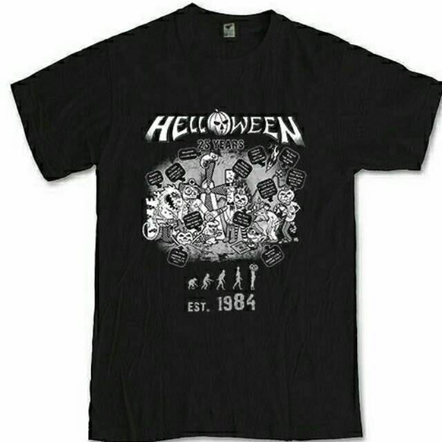 KAOS HELLOWEEN TSHIRT KAOS BAND KAOS MUSIK UNISEX