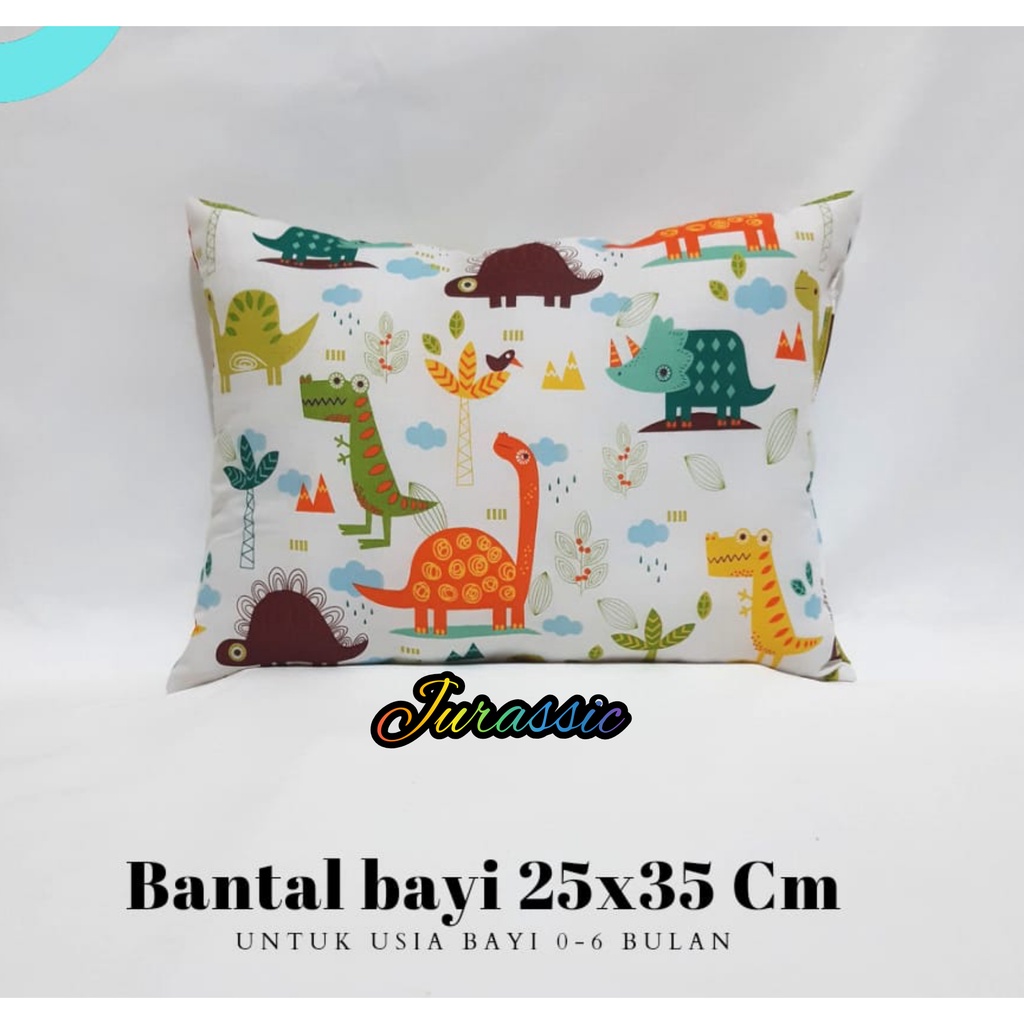 ( COD ) Bantal Bayi Motif Karakter Jurassic | Bantal Bayi Murah | Bantal Bayi Karakter | Bantal Bayi