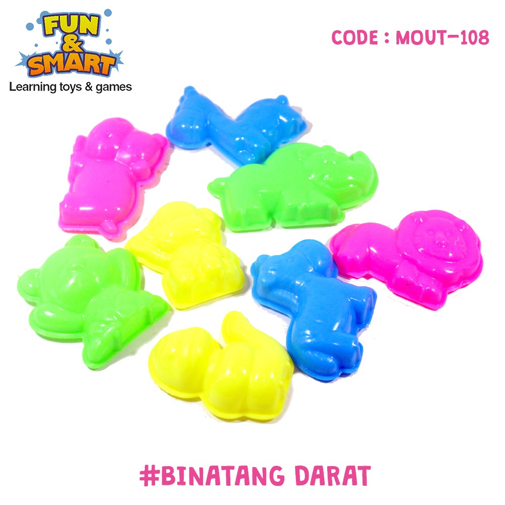 MAINAN ANAK CETAKAN PASIR KINETIC PLAYSAND MOULD EMBER - MOUT-108