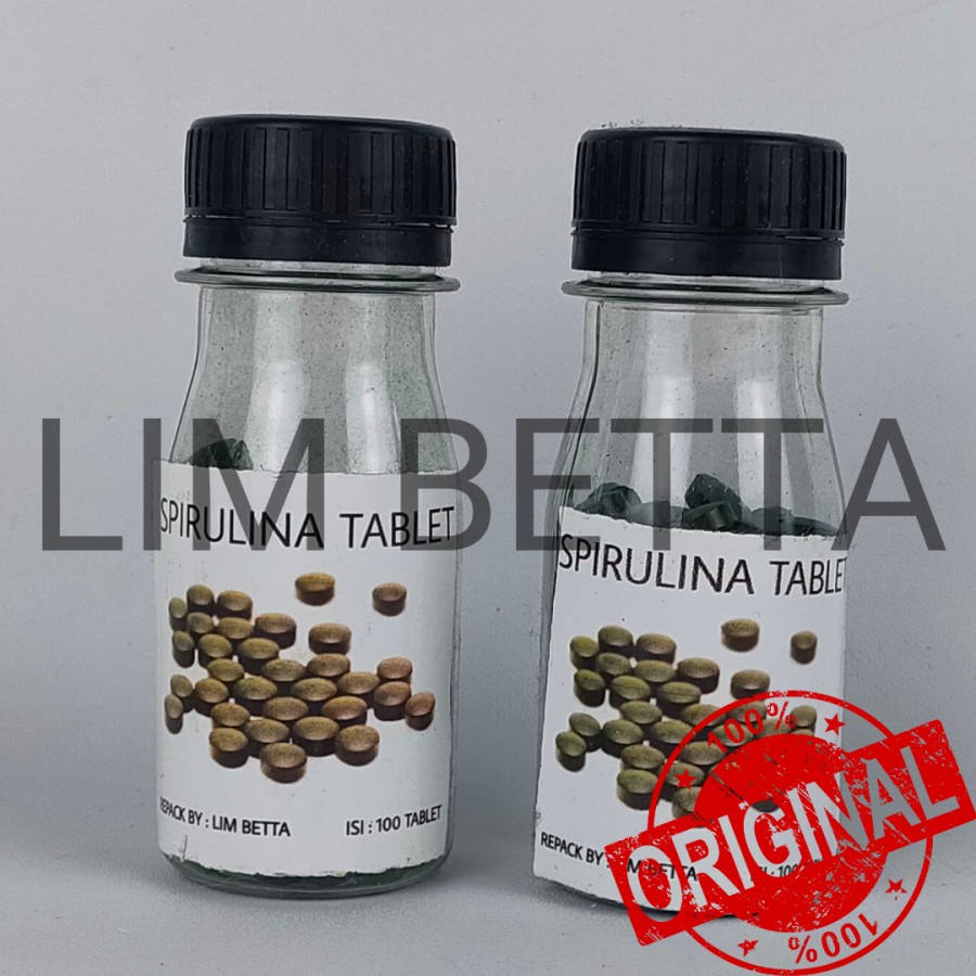 Spirulina Tablet 100 Butir / Spirulina Plantensis