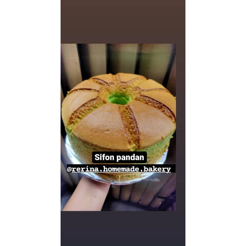 

pandan sifon cake
