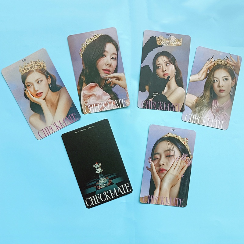 6pcs / set Kartu Pos LOMO Photocards CHECKMATE