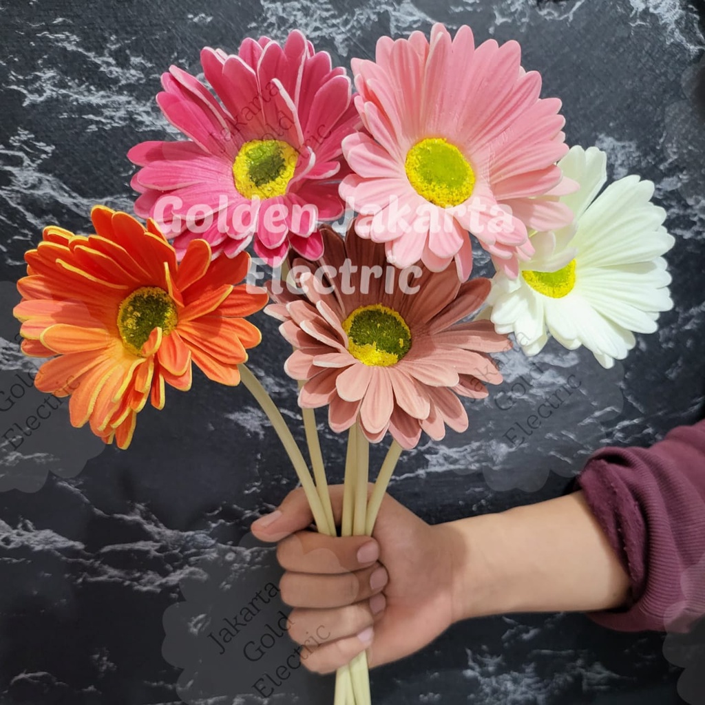 Bunga Daisy Gerbera Artificial High Quality/Bunga Palsu Real Touch