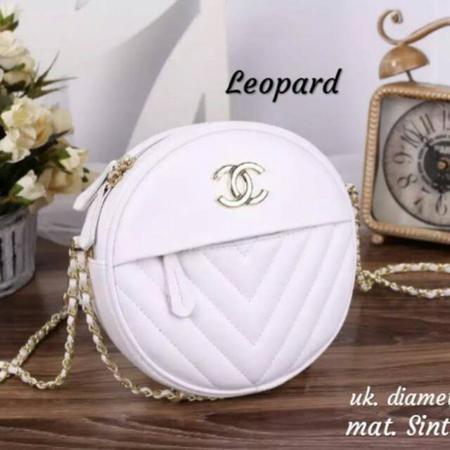 termurah/terlaris/MGM bulat jahit2 rantai Slingbags