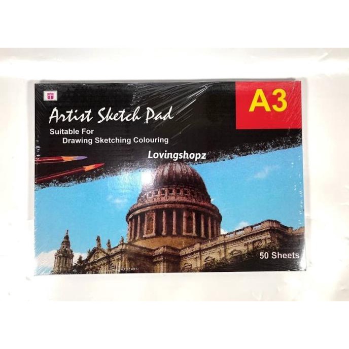 

Buku Gambar A3 50 Lembar, Buku Sketsa A3 , Sketch Book A3
