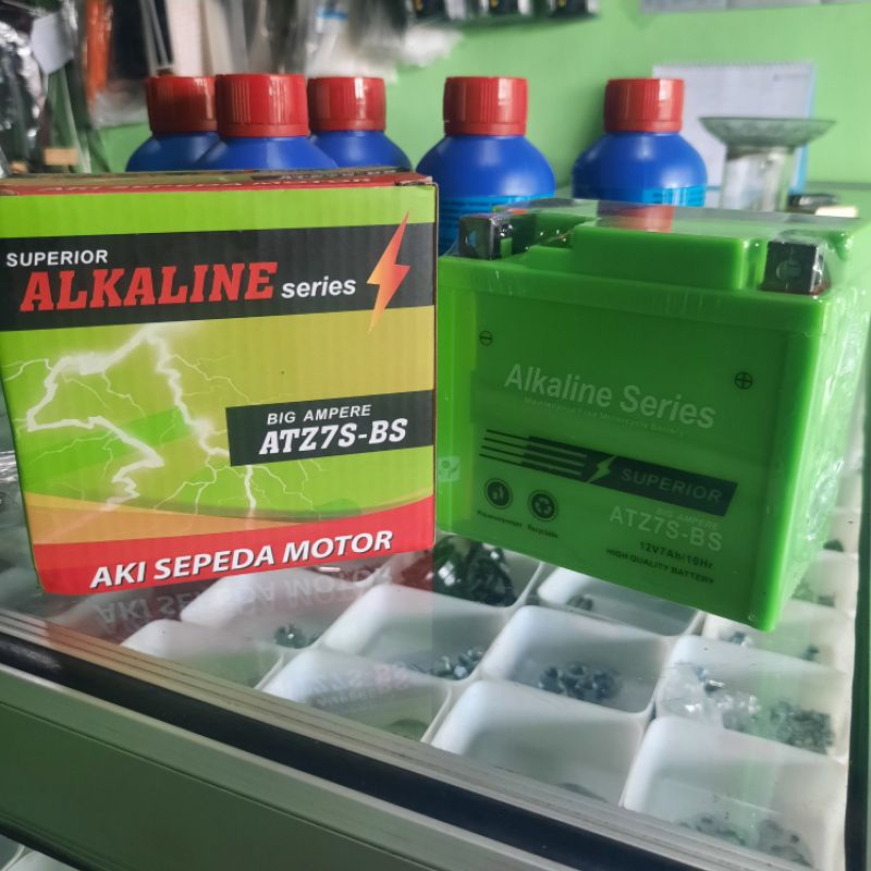 Aki motor 7 Ampere CBR CB150 SATRIA fu Honda vario 125 Vario 150  Alkaline aki kering