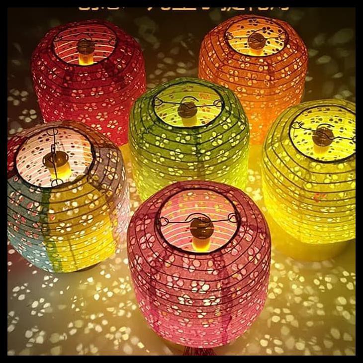 

Terbaru Hiasan Imlek/Angpao Imlek Lampion Teratai Dekorasi Imlek Lampu Bunga - Putih