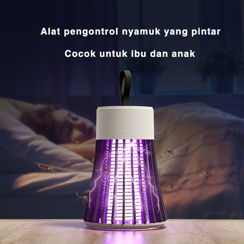 Baru Mosquito Killer LED Perangkap Pembasmi Nyamuk Alat Pembunuh Nyamuk Serangga Insect  elektrik mosquito killer lampu pembunuh lampu ultraviolet anti Nyamuk Cas USB Popular Model