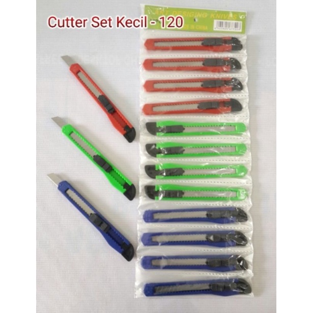 

Cutter Kecil 120 / Pisau Kecil / Cutter Termurah / Pemotong