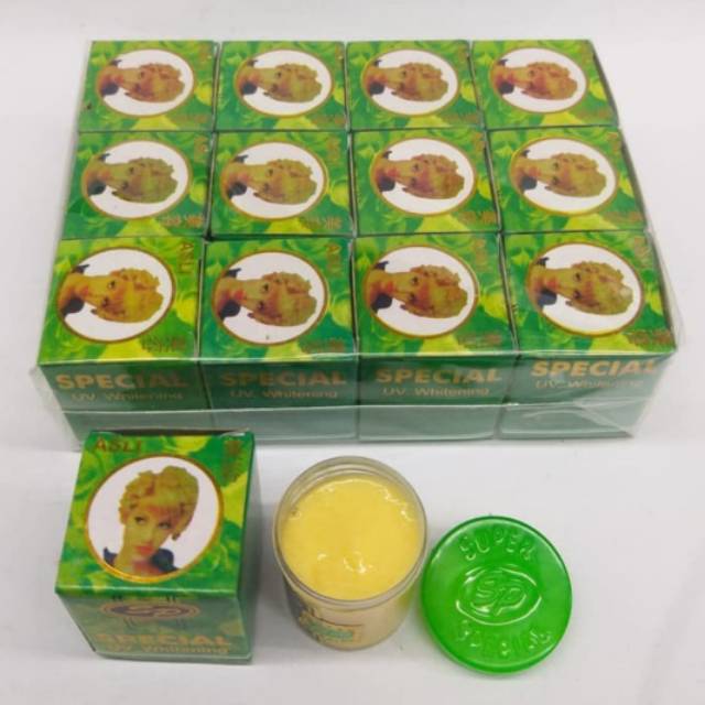 12pcs / cream waja sp spesial plastik lusinan