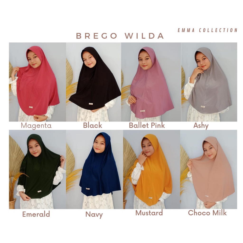 Brego Wlda Size M, Bergo Instan, Bergo Pad, Jersey Korea, Jersey Premium, Hijab Instan, Brego Wilda,