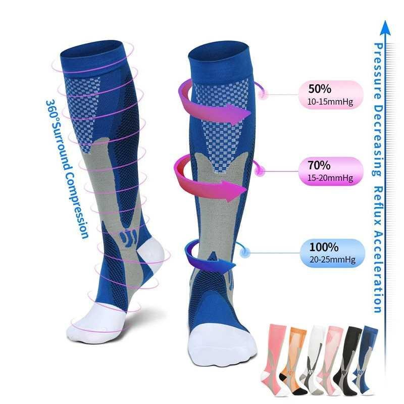 Kaos Kaki Olahraga Sport Compression Socks - T73002