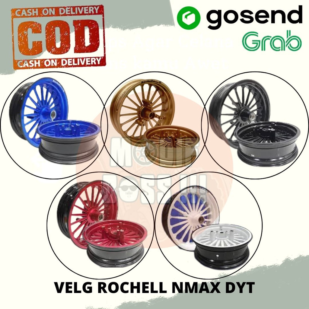VELG PELEK RACING NMAX OLD ROCHELL DYT COPY DAYTONA 13 350/400