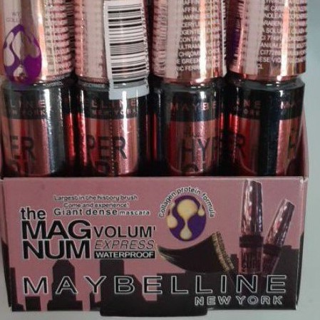 [PER BOX] MASCARA MAYBELLINE WATERPROOF GOLD