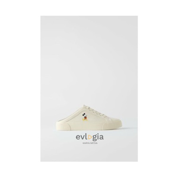 SALE SEPATU SHOES WANITA ZARA ZS178 MICKEY SNEAKERS ORI PREMIUM IMPORT