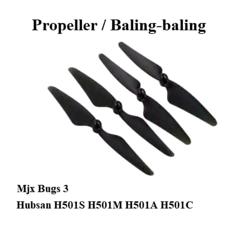 Propeller Baling Baling Mjx Bugs B3 B2B B2C Hubsan H501M H501S H501A