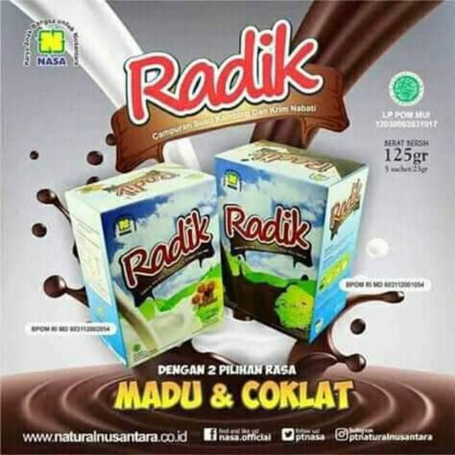 

SUSU RADIK (madu&coklat)