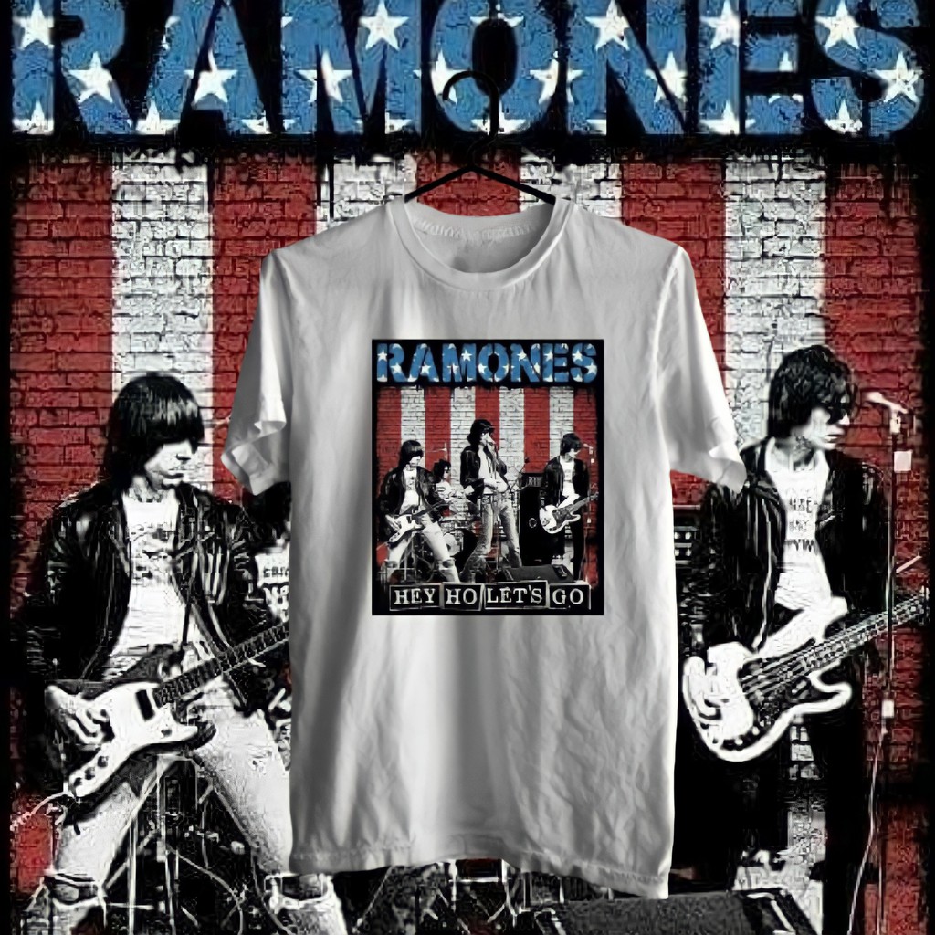 KAOS BAND RAMONES HEY HO LET'S GO | CIREBON CLOTH