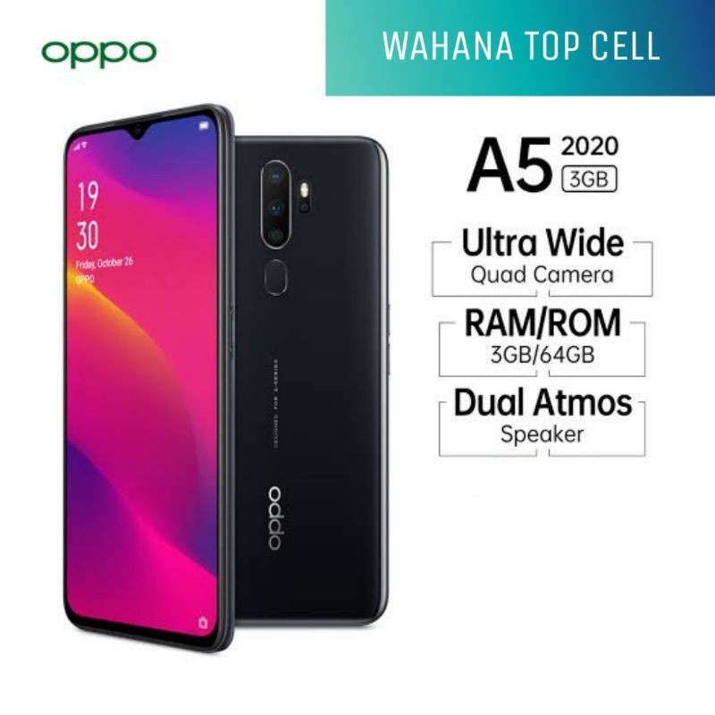 Oppo A5 2020 3 64 Ram 3 Gb Rom 64 Gb Garansi Resmi Oppo Shopee Indonesia