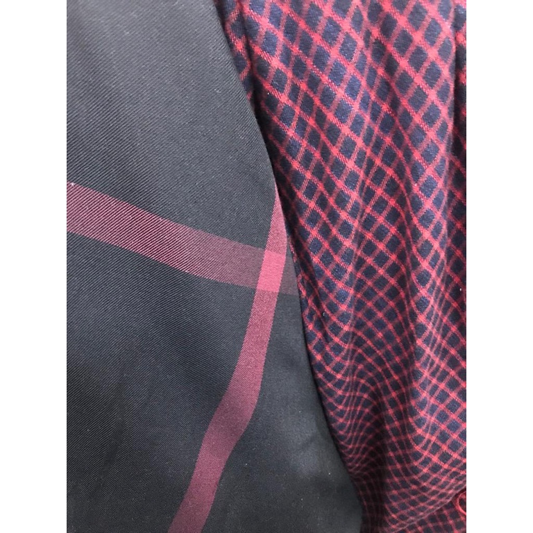 Kain Kotak Bahan Flanel Motif Tartan Gingham Bahan Kemeja Gamis Meteran