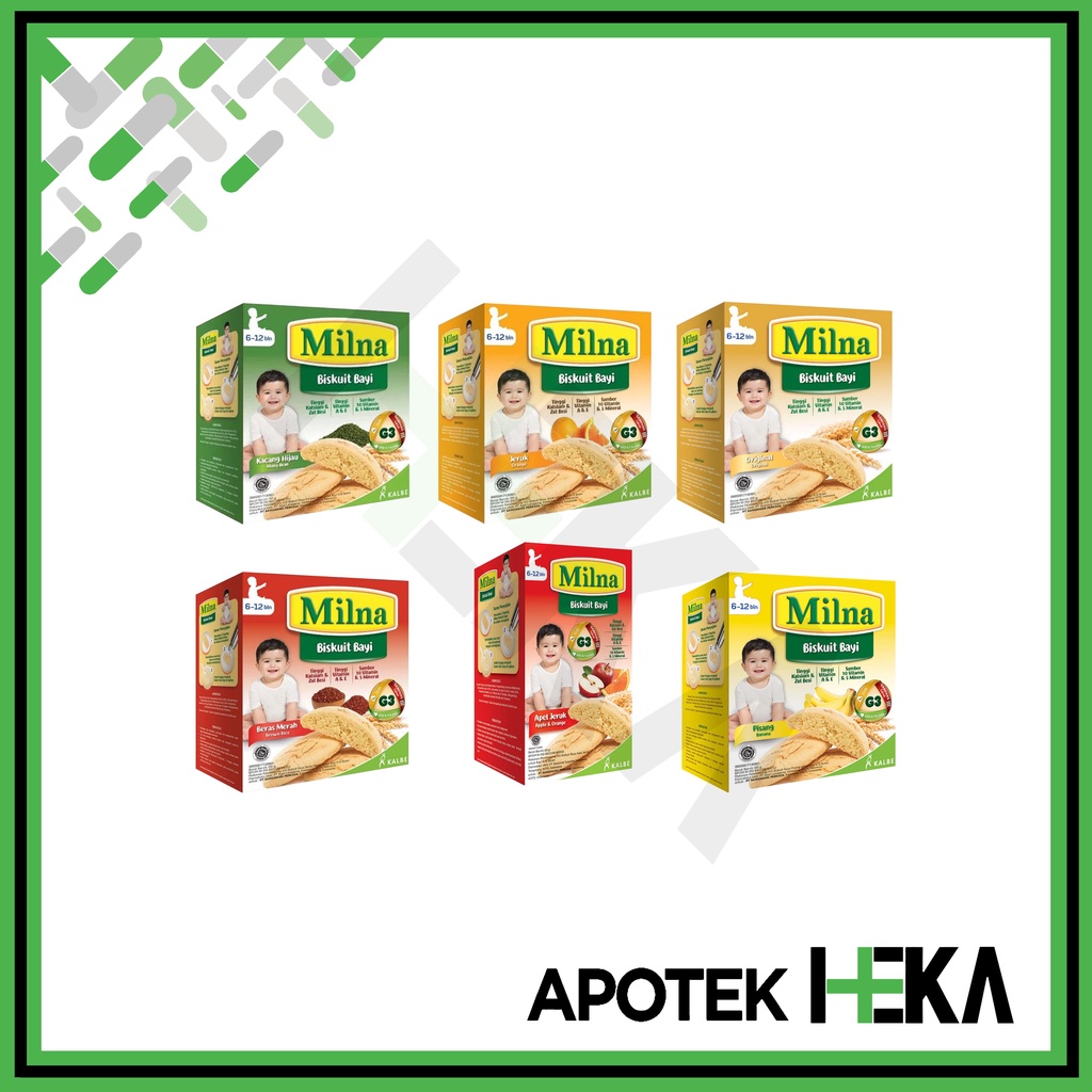 Milna Baby Biscuit - Cemilan Biskuit Bayi 65 gr 130 gr (SEMARANG)