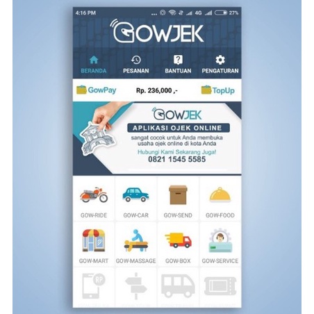 Aplikasi Ojek Online Source Code Android